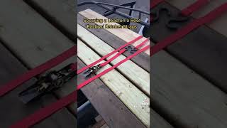 Construction Tips - Tie-down load on roof rack secure with ratchet straps