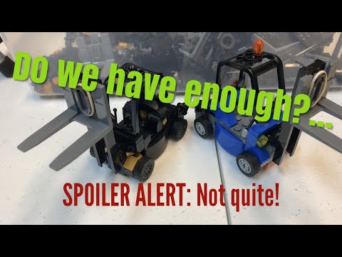 Build it from Bulk | LEGO Forklifts | ChrisCo Bricks