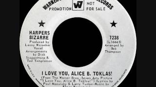 Harpers Bizarre - I Love You, Alice B. Toklas!
