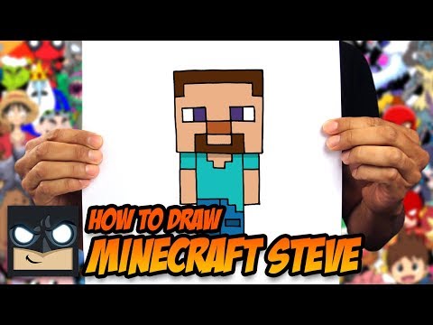 Cartooning Club How to Draw - How to Draw Minecraft Steve
