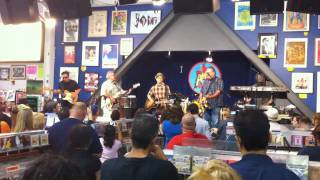 Los Lobos performs &quot;Burn It Down&quot; from &quot;Tin Can Trust&quot; at Amoeba music Wednesday August 25 2010