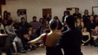 Jonathan Spitel y Betsabet Flores en La Plata, Milonga El Abrazo