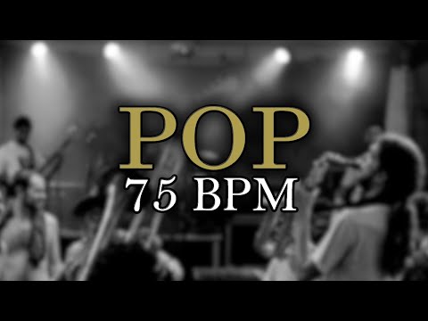 Base percussiva para improviso, POP Rock 75 BPM | bateria e percussão | play along baixo guitarra