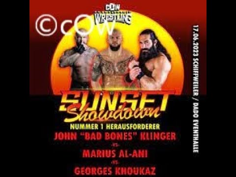 Klinger vs Al-Ani vs Khoukaz / cOw Title #1 Contendership Triple Threat Match / SS 2023 / WWE 2K23
