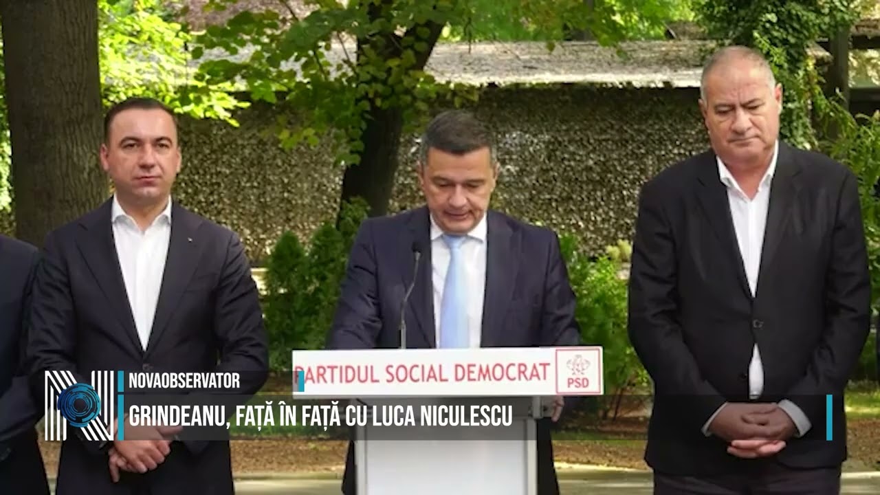Grindeanu, față în față cu Luca Niculescu