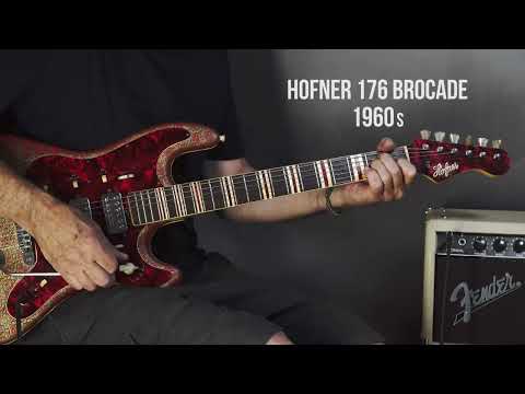 Hofner 176 Brocade 1960s - Vinyl w original Case image 25