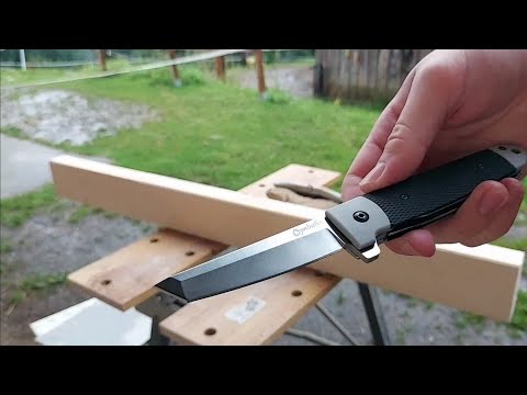 Cold Steel Oyabun Hard Use Testing - Folding Knife Review