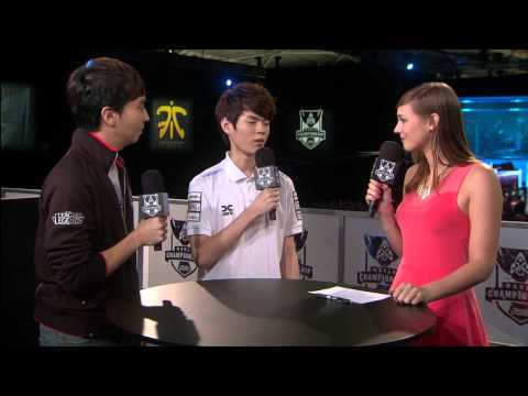 Lol Worlds 2014 Samsung Blue Adc Deft mention about Rekkles InterView Original Hd