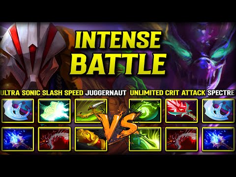 TRULY INTENSE CARRY BATTLE | ULTRA SONIC SLASH SPEED JUGGERNAUT VS. UNLIMITED CRIT ATTACK SPECTRE