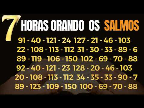 PODEROSA ORAÇÃO DOS SALMOS 91,40,121,23,128,20,46,103,20,108,113 e 112