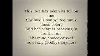 THIS LOVE - Maroon 5 letra