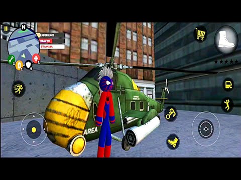 Amazing Flying Spider Stickman Rope Hero