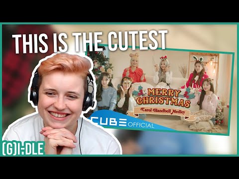 REACTION to (G)I-DLE - MERRY CHRISTMAS CAROL HANDBELL MEDLEY