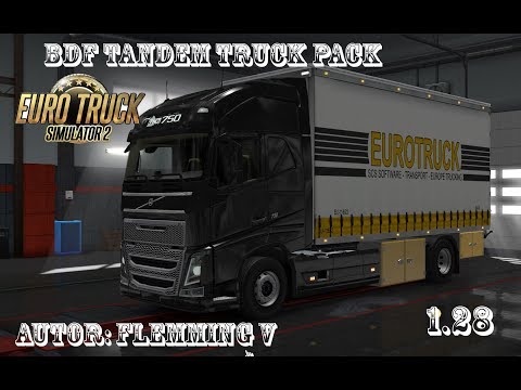 [ETS2 1.28] BDF Tandem Truck Pack v84.0 od Flemming V