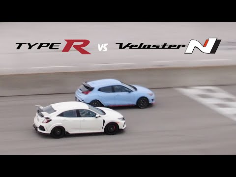 Civic Type R vs Veloster N on track review