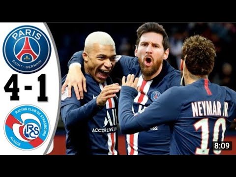 PSG vs Strasbourg 4-1 All Goals Resume 2021