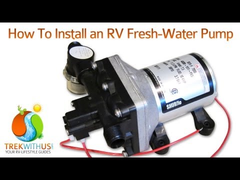 How to Install a SHURflo Fresh Water Pump - RV DIY