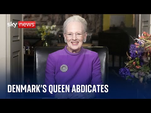 Denmark's queen abdicates after 52 years on the throne