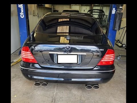 Mercedes Benz W220 S430 S500 S55 S600 98-05 installed Top Speed Pro1 T304 Axle Back Exhaust Systems