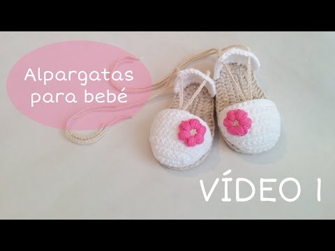 Sandalias crochet para bebé Manualidades