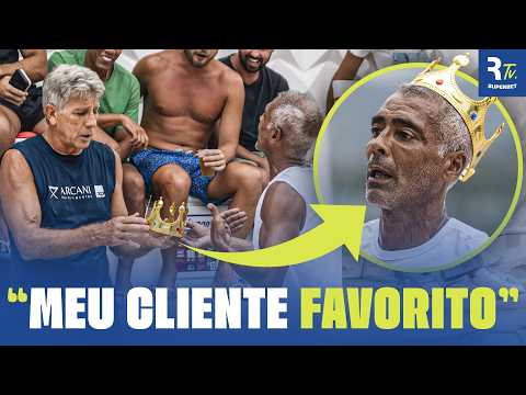 ROMÁRIO E RENATO GAÚCHO FIZERAM UM DESAFIO NO FUTEVÔLEI PRA SABER QUEM É O REI DO RIO!