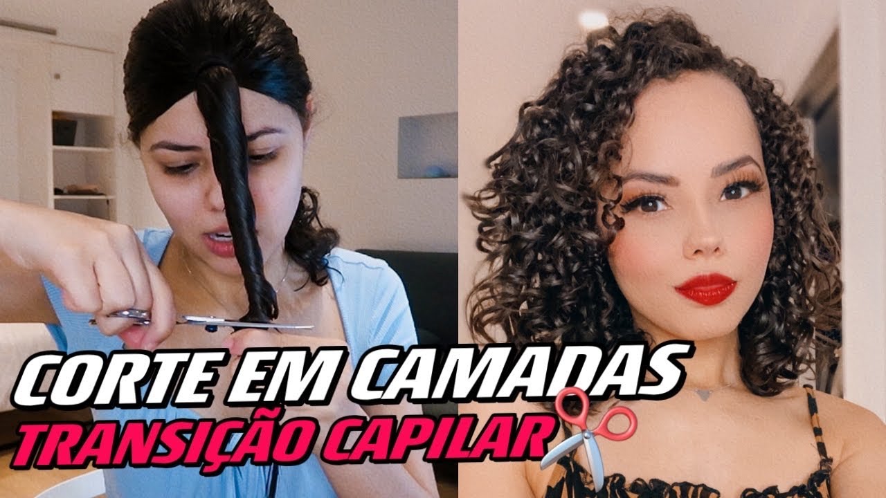 Watch Now CORTEI MEU CABELO EM CAMADAS - TRANSIÇÃO CAPILAR - BIG CHOP CORTEI MEU CABELO EM CAMADAS - TRANSIÇÃO CAPILAR - BIG CHOP