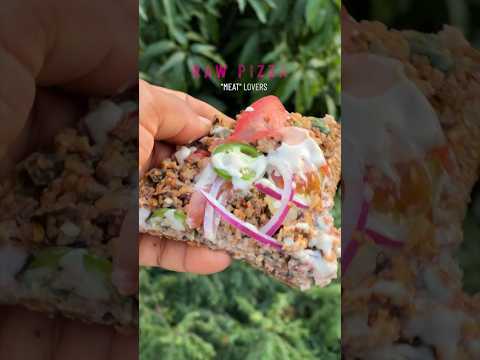 Raw Pizza, gluten free, dairy free, oil free #pizza
