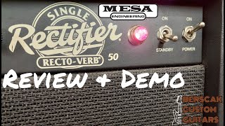 Video thumbnail for Mesa/Boogie Single Rectifier Rectoverb 50 Series 2 Combo Amp Demo & Review - Berscak Custom Guitars by Berscak Custom Guitars