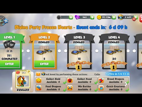 Divine Party Frozen Heart Event || Dragon Mania legends
