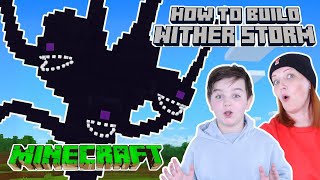 Minecraft for kids: How to Build Wither Storm | Gameplay with Ima and Jessy