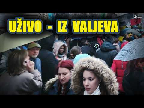 Uživo - Valjevo: Uprkos kiši ceo grad blokirali studenti i narod! Vučić van sebe - otišao u Nemačku