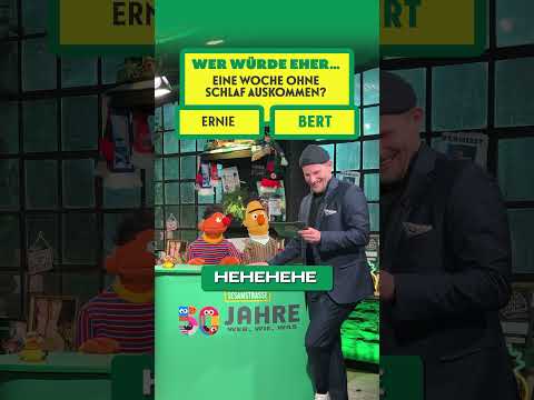 WER WÜRDE EHER… 😍 Mit Ernie & Bert! 💛 Wusstet ihr das Bert Haferschleim mag?👀