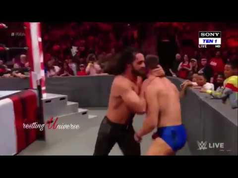 Seth Rollins Vs Finn Balor   FULL HD   WWE Raw Highlights 2 April 2018    BATTH TECH   YouTube