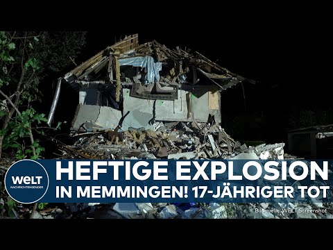 SCHOCK IN MEMMINGEN: 17-Jähriger tot! Heftige Gasexplosion lässt Haus in Bayern einstürzen