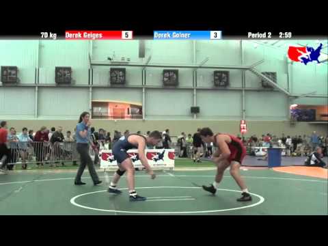 Derek Geiges vs. Derek Golner at 2013 ASICS University Nationals - FS