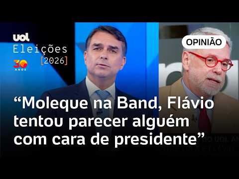 Moleque na Band, Flávio assume erro e tenta fazer papel de alguém com cara de presidente, diz Toledo
