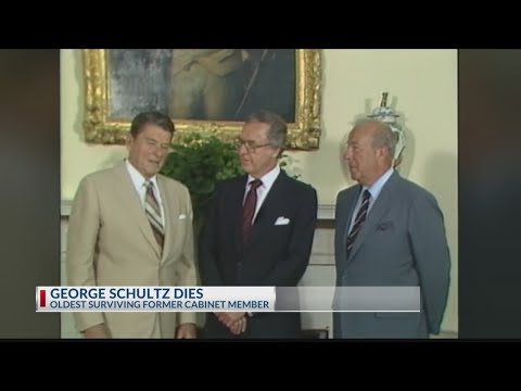 Reagan’s longtime secretary of state George P. Shultz dies