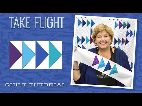 Make a "Take Flight" Quilt with Jenny Doan of Missouri Star! (Video Tutorial)