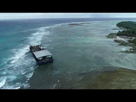 STRANDED ON REEF, NUKULAELAE ISLAND, TUVALU