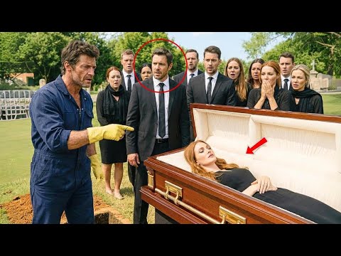 "She's still alive!" – Janitor stops billionaire's funeral and saves her