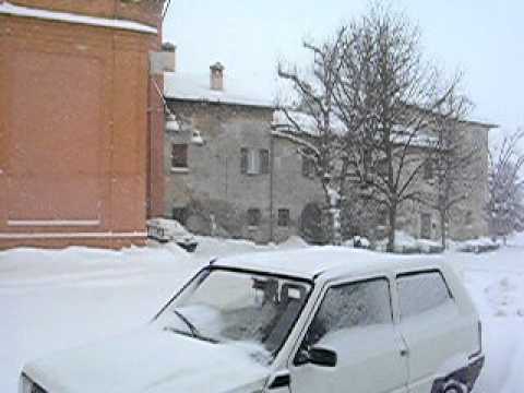 Nevicata Badia di S. Maria in Strada 12 febb 2012 Anzola E.BO