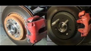 Volvo XC90 Bleeding Brakes and Painting Rotors and Calipers