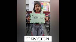 Preposition cards for kids #primaryeducation #kvs #teachinglearningmaterial