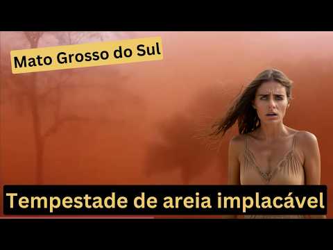 🏜️ Tempestade de areia assusta moradores do Mato Grosso do Sul