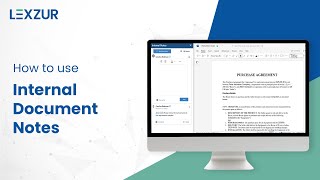 How To Use The Internal Notes Feature | LEXZUR