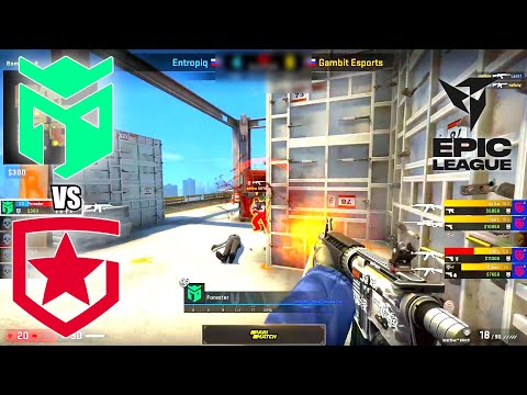 Entropiq vs Gambit - EPIC League CIS 2021 | CSGO HIGHLIGHTS