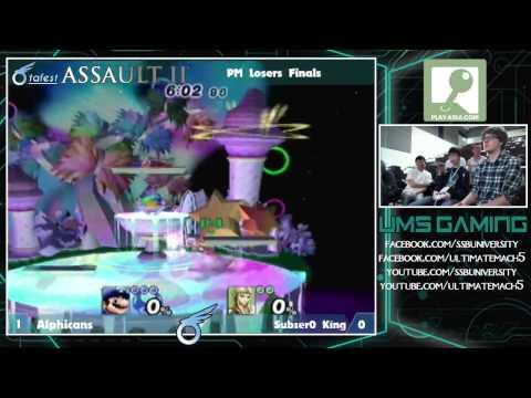 Otafest: Assault II - Alphicans (Mario) vs Subzer0king (Zelda/Sheik)