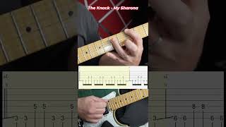 #Tutorial The Knack - My Sharona Guitar Intro/ Verse/Chorus #guitar #guitarlesson #guitartutorial