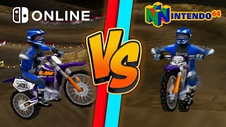 Excitebike 64 Switch vs. N64 Graphics Comparison