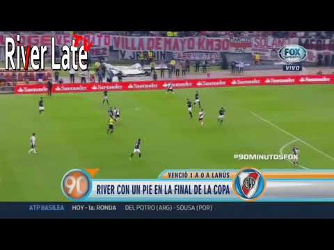 PENAL SOBRE NACHO SCOCCO NO COBRADO - LANÚS VS RIVER 2017 VUELTA